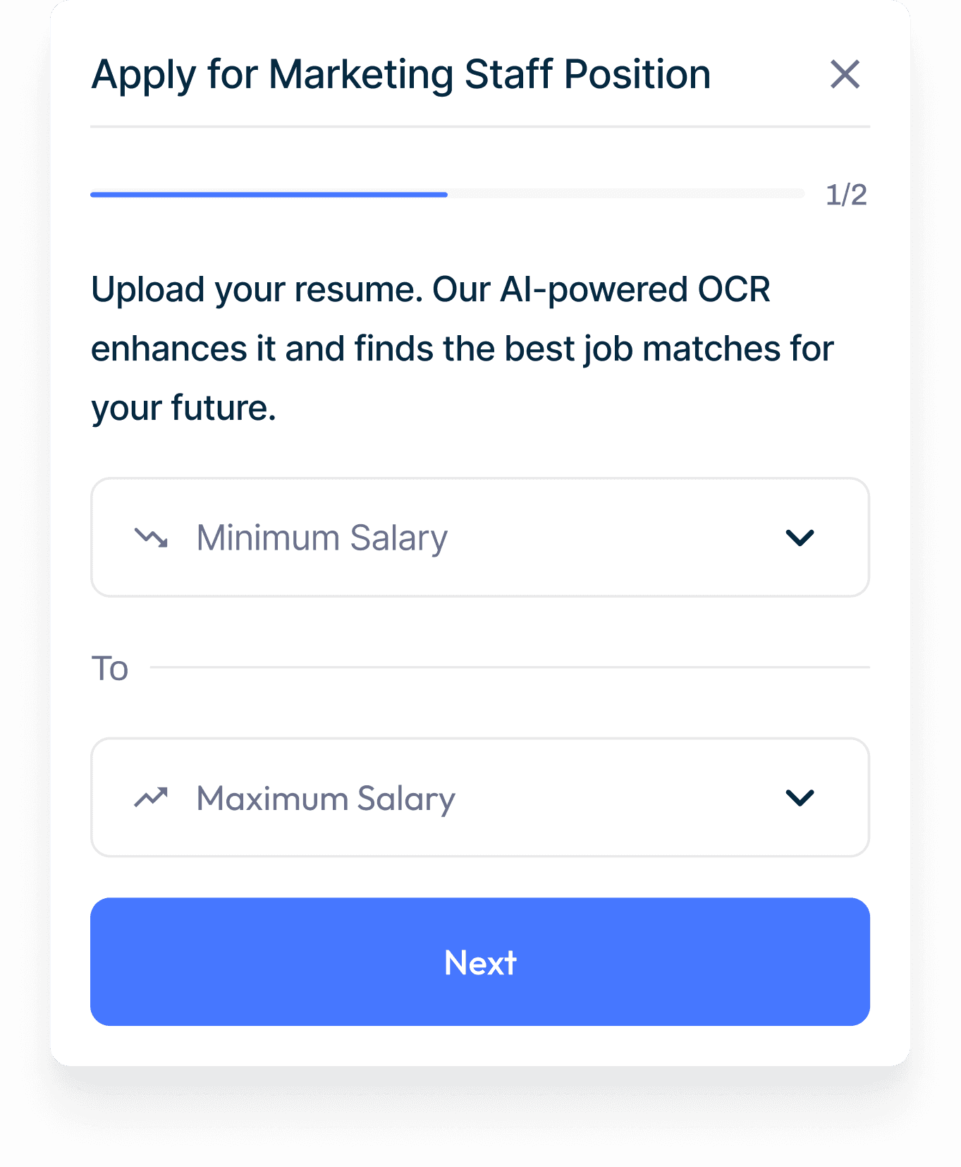 Apply in one click